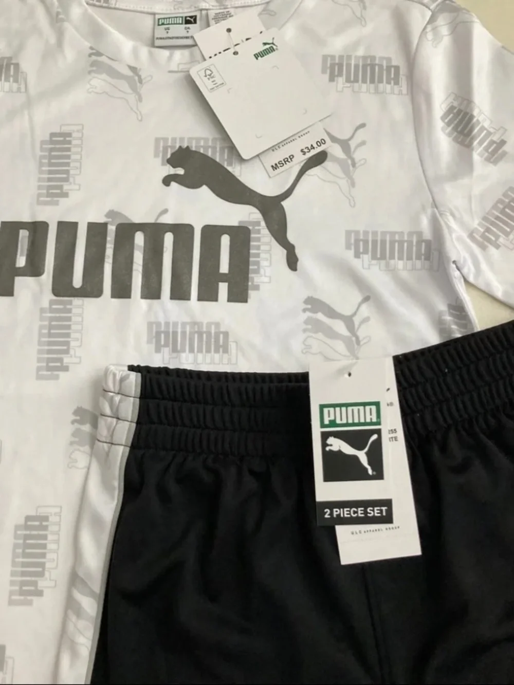 Puma short sleeve little boy active shoots set 4065 - Picture 5 of 6
